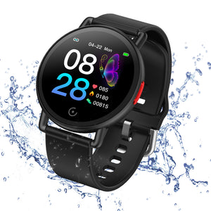 Smartwatch (Heart Rate Sleep Calorie Counter, Waterproof for Android and iOS)