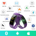 Load image into Gallery viewer, Fitness Tracker, Heart Rate Monitor (Waterproof Fitness with Step Counter, Calorie Counter, Pedometer)
